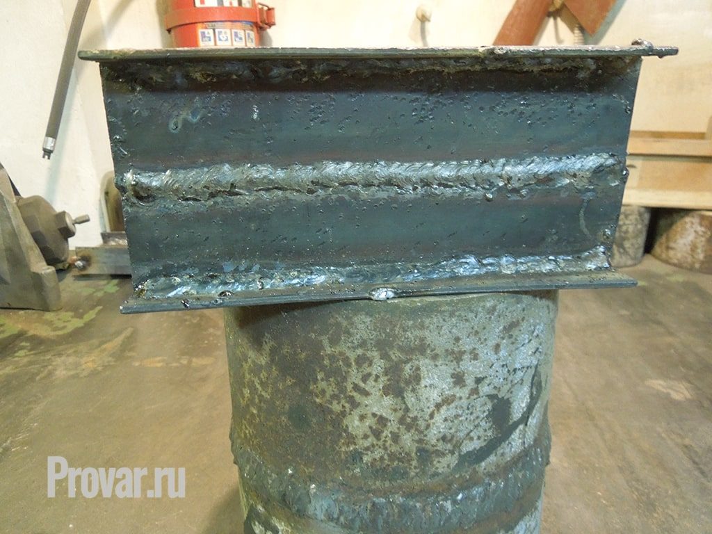 сварочный шов горизонтальный
